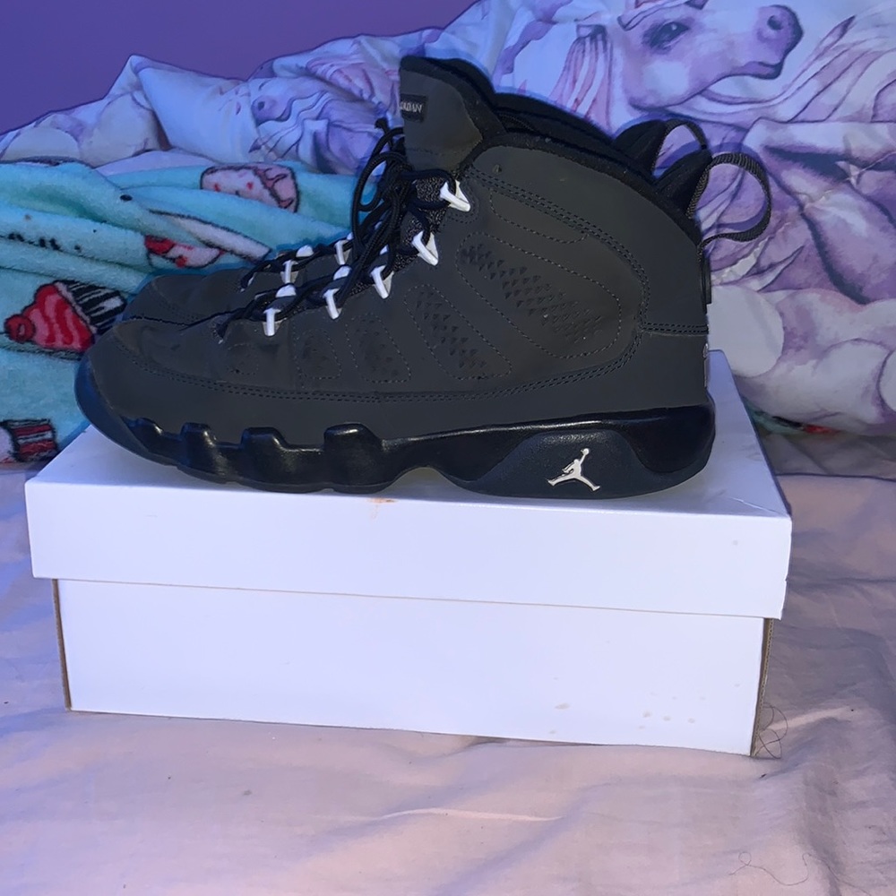 Grey Jordan 9s